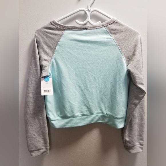 Daydreamer Unicorn Kids Shirt - Light Blue and Gray - Picture 2 of 3